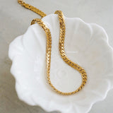 GAVIN 6mm Curb Chain Necklace - Gold Plated