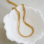 GAVIN 6mm Curb Chain Necklace - Gold Plated