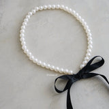 Isadora Coquette Bow Pearl Necklace