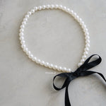 Isadora Coquette Bow Pearl Necklace