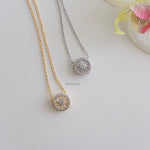 VIAN | Wedding Collection - Zirconia Round Chain Necklace