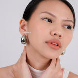 RICCI Chunky Droplet Earrings - Gold Plated