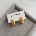 COCOON | Everyday - Gold Plated Chunky Earrings
