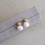 ARUNA | Raya - Gold Plated Pearl Earrings