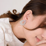BREA | Wedding Collection - Zirconia Statement Bridal Earrings