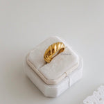 GION | Everyday - Gold Plated Pastry Chubby Ring