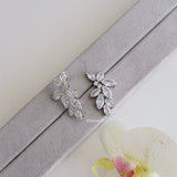 LARISSA Zirconia Stud Earrings - Wedding