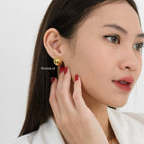 SPHERE Ball Earrings - Gold Plated