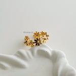 FEI | Lunar - Gold Plated Flower Adjustable Ring