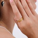 CONOR | Valentine - Gold Plated Adjustable Ring