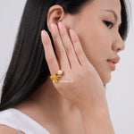 EUNICE | Everyday - Gold Plated Flower Ring