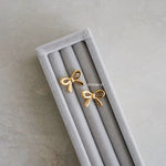 KAILANI Coquette Bow Earrings - Gold Plated