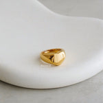 DAVIS Heart Shaped Ring - Gold Plated