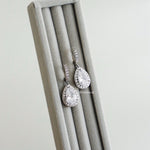 ELIZA Zirconia Dangle Bridal Earrings - Wedding
