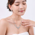 VANESSA Zirconia Bridal Necklace - Wedding