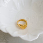 DAVIS Heart Shaped Ring - Gold Plated