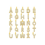 Personalized Tiny Letter Necklace - Gold Plated