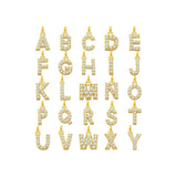 Personalized Tiny Letter Necklace - Gold Plated