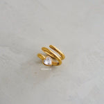 ELSKA Heart Ring - Gold Plated