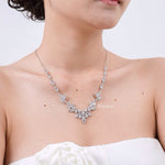 VANESSA Zirconia Bridal Necklace - Wedding