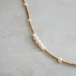 AKOYA Pearl Beads Necklace - Gold Plated