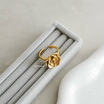LANA Flower Ring - Gold Plated