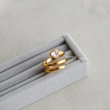 ELSKA Heart Ring - Gold Plated