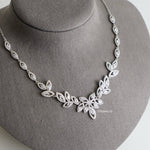 VANESSA Zirconia Bridal Necklace - Wedding
