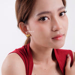CHER Heart Earrings - Gold Plated