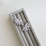 HARPER Zirconia Bridal Earrings - Wedding