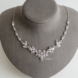 VANESSA Zirconia Bridal Necklace - Wedding