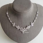VANESSA Zirconia Bridal Necklace - Wedding