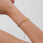 NOLAN Zirconia Chain Bracelet - Gold Plated