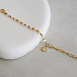 SUNNY Charm Pearl Bracelet - Gold Plated