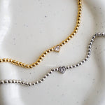 MORITZ Heart Beads Bracelet - Gold Plated