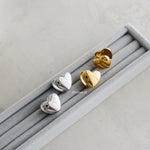 CHER Heart Earrings - Gold Plated
