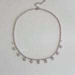BLAIRE Zirconia Listring Bridal Necklace - Wedding