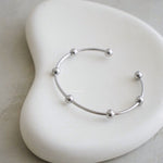 NOLA Bead Bangle Bracelet - Gold Plated