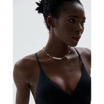 AKOYA Pearl Beads Necklace - Gold Plated