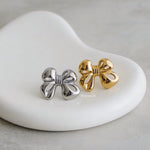 POPPY Big Bow Ribbon Ring - Gold Plated