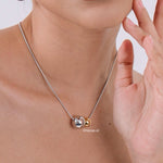 SAFO Two-Tone Ball Necklace - Gold Plated