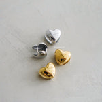 CHER Heart Earrings - Gold Plated