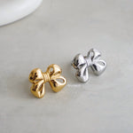 POPPY Big Bow Ribbon Ring - Gold Plated