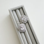 EMERSON Zirconia Bridal Earrings - Wedding