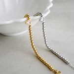MORITZ Heart Beads Bracelet - Gold Plated