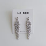 ASTRID Zirconia Dangle Bridal Earrings - Wedding
