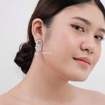 KAYLEEN Zirconia Bridal Earrings - Wedding
