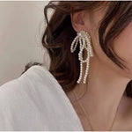 JOSIE Pearl Bridal Earrings - Wedding