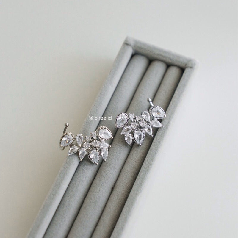 EDITH Zirconia Bridal Earrings - Wedding