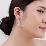 KAYLEEN Zirconia Bridal Earrings - Wedding